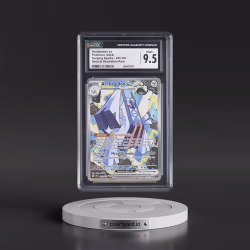 2024 Pokémon Ssp EN-Surging Sparks #241 Archaludon EX - Holo Special Illustration Rare (CGC 9.5 MINT