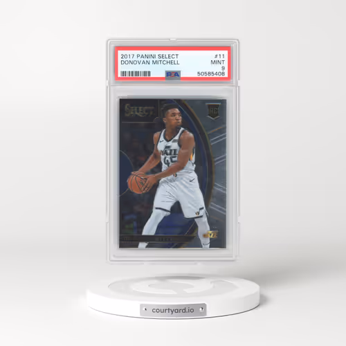 2017 Panini Select #11 Donovan Mitchell (PSA 9 MINT)