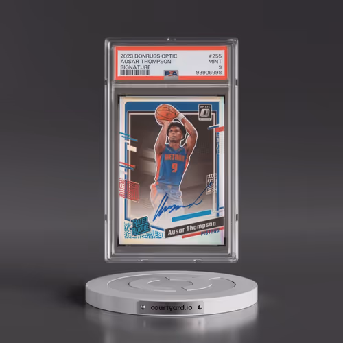 2023 Panini Donruss Optic #255 Ausar Thompson - Signature (PSA 9 MINT)