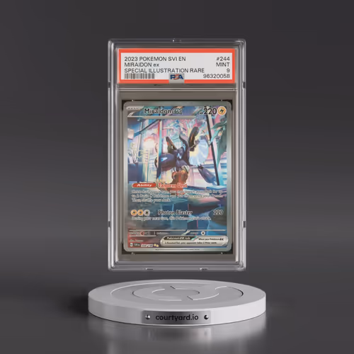 2023 Pokémon Svi EN-Scarlet & Violet #244 Miraidon EX - Holo Special Illustration Rare (PSA 9 MINT)