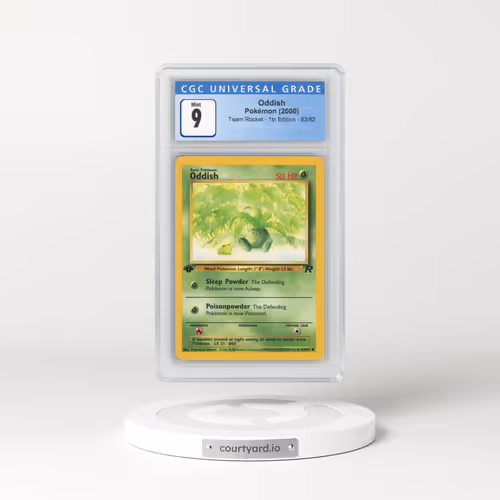 2000 Team Rocket #63/82 Oddish - 1st Edition 1st Edition (CGC 9 MINT)