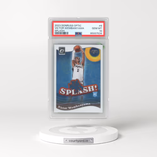 2023 Panini Donruss Optic Splash #6 Victor Wembanyama (PSA 10 GEM MINT)