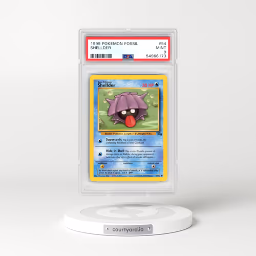 1999 Pokémon Fossil #54 Shellder (PSA 9 MINT)