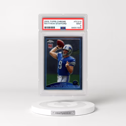 2009 Topps Chrome #TC210 Matthew Stafford (PSA 9 MINT)