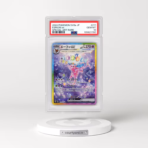 2024 Pokémon Sv8a-Terastal Fest EX #211 Espeon EX - Holo Special Art Rare (PSA 10 GEM MINT)