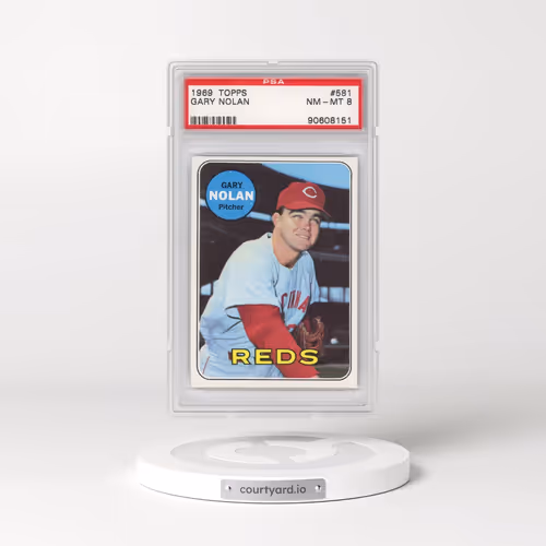 1969 Topps #581 Gary Nolan (PSA 8 NM-MT)