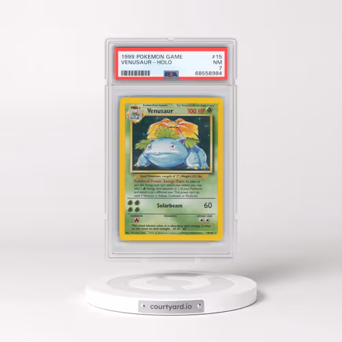 1999 Pokémon Game #15 Venusaur - Holo (PSA 7 NM)