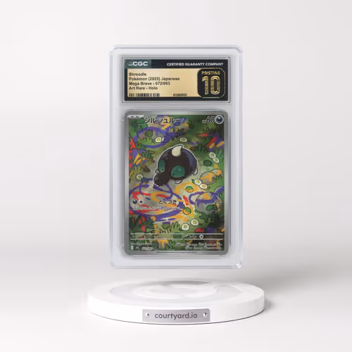 2025 Mega Brave - M1L #072/063 Shroodle - Art Rare Holo (CGC 10 PRISTINE)