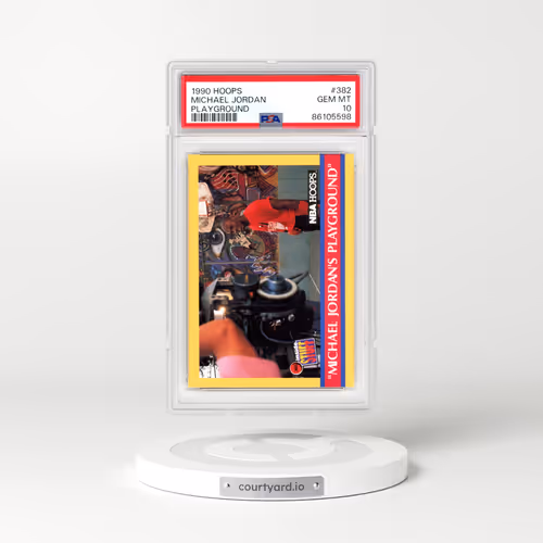 1990 Hoops #382 Michael Jordan Playground (PSA 10 GEM MINT)