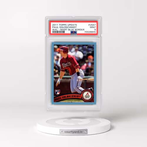 2011 Topps Update #US47 Paul Goldschmidt - Wal-Mart Blue Border (PSA 9 MINT)
