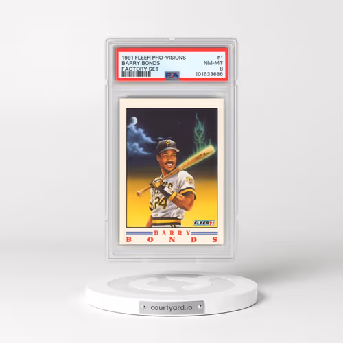 1991 Fleer Pro-Vision #1 Barry Bonds - Factory Set (PSA 8 NM-MT)