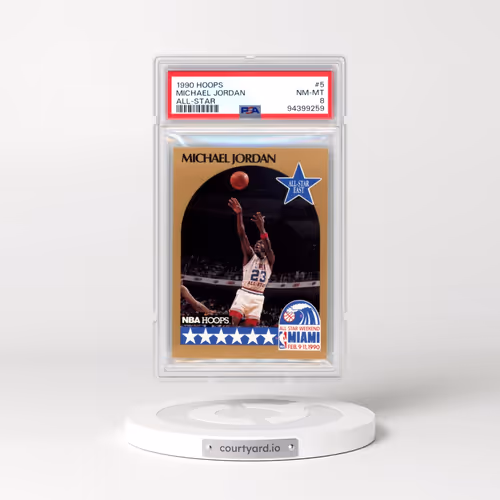 1990 Hoops #5 Michael Jordan - All-Star (PSA 8 NM-MT)