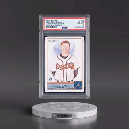 2011 Topps Allen & Ginter #198 Freddie Freeman (PSA 8 NM-MT)