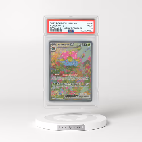 2023 Pokémon Mew EN-151 #198 Venusaur EX - Holo Special Illustration Rare (PSA 9 MINT)