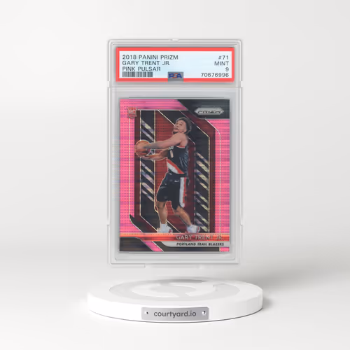 2018 Panini Prizm #71 Gary Trent Jr. - Pink Pulsar (PSA 9 MINT)