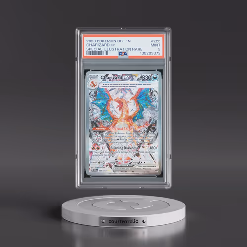 2023 Pokémon Obf EN-Obsidian Flames #223 Charizard EX - Holo Special Illustration Rare (PSA 9 MINT)