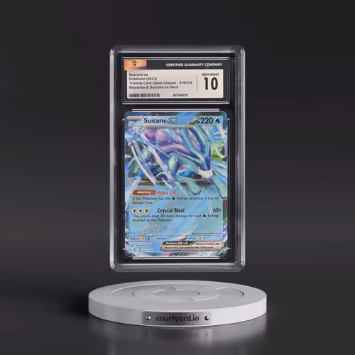 2023 Pokémon Clb-Trading Card Game Classic Blastoise & Suicune EX Deck #010 Suicune EX - Holo (CGC 1