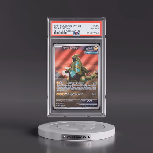 2024 Pokémon Svp EN-SV Black Star Promo #098 Iron Thorns - Temporal Forces Elite Trainer Box-Iron Le