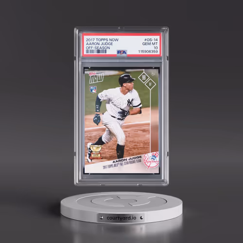 2017 Topps Now Off-Season #OS-14 Aaron Judge (PSA 10 GEM MINT)