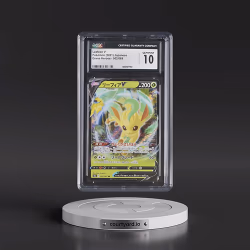 2021 Eevee Heroes #002/069 Leafeon V - Holo (CGC 10 GEM MINT)