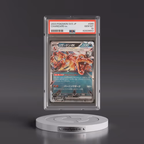 2023 Pokémon SV3-Ruler of the Black Flame #066 Charizard EX - Holo (PSA 10 GEM MINT)