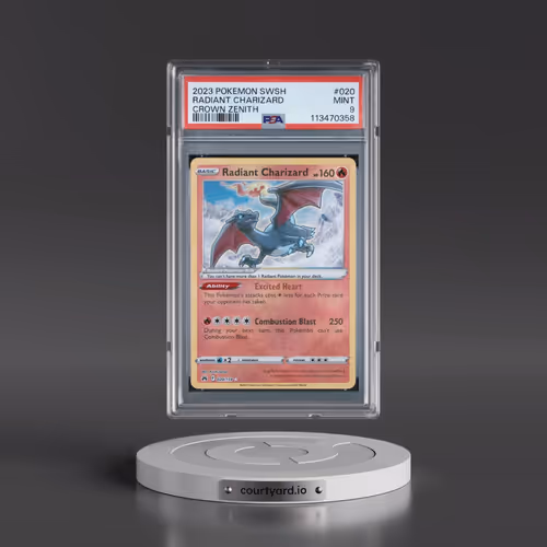 2023 Pokémon Sword and Shield Crown Zenith #020 Radiant Charizard - Holo (PSA 9 MINT)