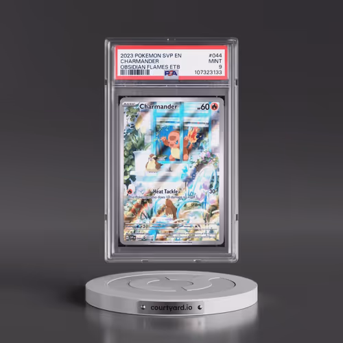 2023 Pokémon Svp EN-SV Black Star Promo #044 Charmander - Obsidian Flames Elite Trainer Box (PSA 9 M