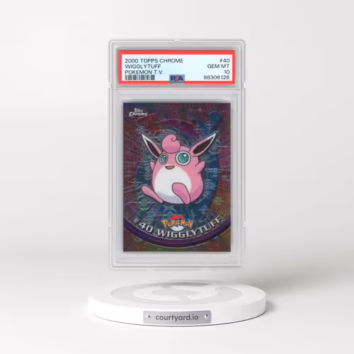 2000 Topps Chrome Pokémon T.V. #40 Wigglytuff (PSA 10 GEM MINT)