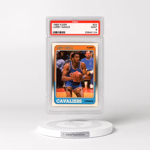 1988 Fleer #24 Larry Nance (PSA 9 MINT)