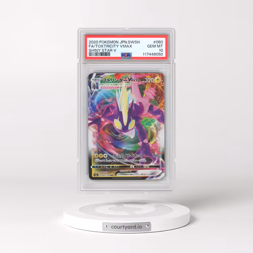 2020 Pokémon Sword & Shield Shiny Star V #060 Toxtricity Vmax - Full Art (PSA 10 GEM MINT)