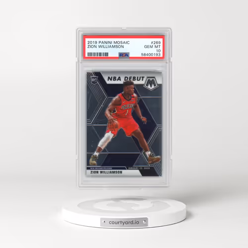 2019 Panini Mosaic #269 Zion Williamson (PSA 10 GEM MINT)