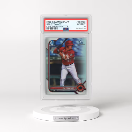 2022 Bowman Draft #BDC-122 Sal Stewart - Refractor (PSA 10 GEM MINT)