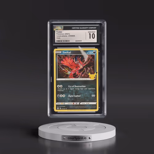 2021 Celebrations #019/025 Yveltal - Holo (CGC 10 GEM MINT)
