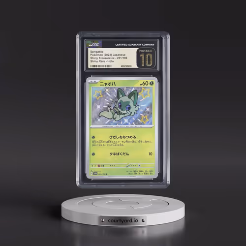 2023 Shiny Treasure ex #201/190 Sprigatito - Shiny Rare Holo (CGC 10 PRISTINE)