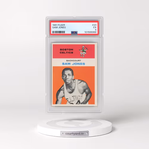 1961 Fleer #23 Sam Jones (PSA 5 EX)