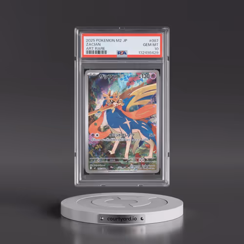 2025 Pokémon M2-Inferno X #087 Zacian - Art Rare (PSA 10 GEM MINT)