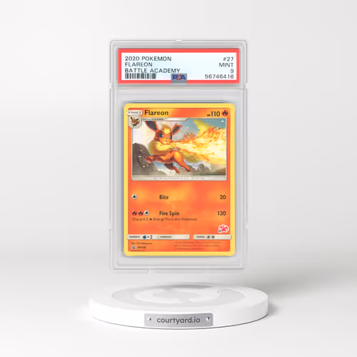 2020 Battle Academy #27 Flareon (PSA 9 MINT)