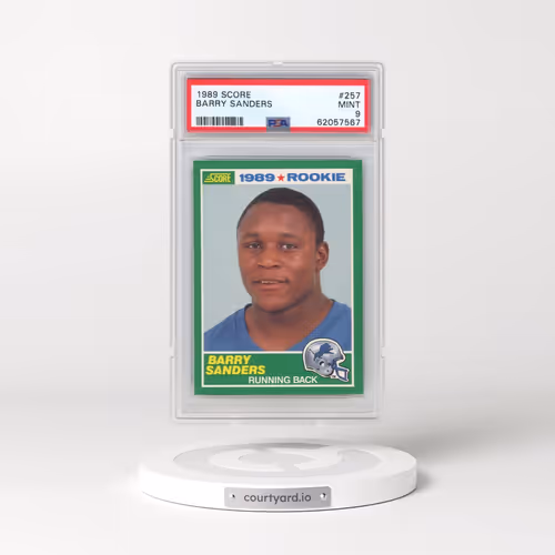 1989 Score #257 Barry Sanders (PSA 9 MINT)