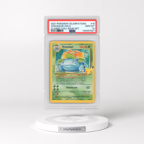 2021 Pokémon Celebrations Classic Collection #15 Venusaur - Holo (PSA 10 GEM MINT)