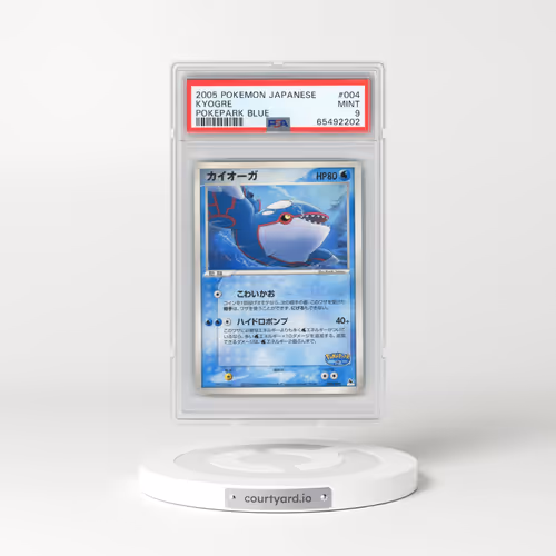 2005 Pokémon Pokepark Blue #004 Kyogre (PSA 9 MINT)