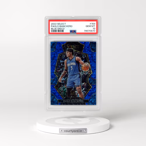 2022 Panini Select #169 Paolo Banchero - Blue Disco (PSA 10 GEM MINT)