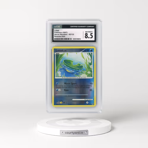 2007 Secret Wonders #92/132 Lotad - Reverse Holo (CGC 8.5 NM-MT+)