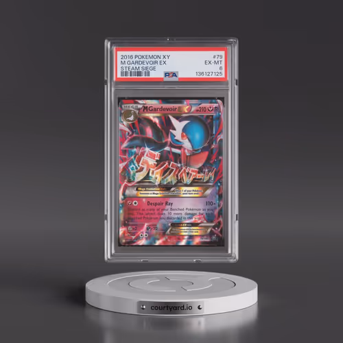 2016 Pokémon XY Steam Siege #79 M Gardevoir EX - Holo (PSA 6 EX-MT)