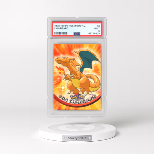 1999 Topps Pokémon TV #6 Charizard (PSA 9 MINT)
