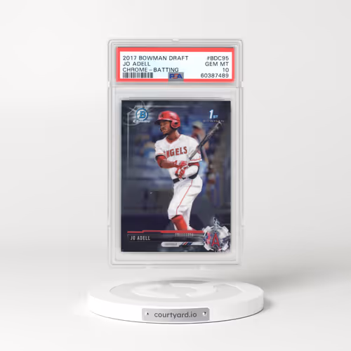 2017 Bowman Draft #BDC95 Jo Adell - Chrome-Batting (PSA 10 GEM MINT)