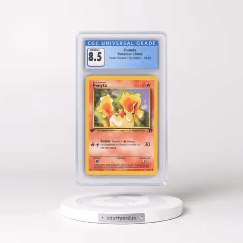 2000 Team Rocket #64/82 Ponyta - 1st Edition 1st Edition (CGC 8.5 NM-MT+)