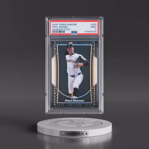2025 Topps Chrome Shadow Etch #SE9 Paul Skenes (PSA 9 MINT)