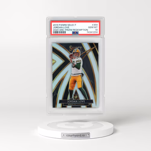 2019 Panini Select 2020 Xrc Prizm Redemption #304 Jordan Love (PSA 10 GEM MINT)