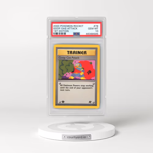 2000 Pokémon Rocket #78 Goop Gas Attack - 1st Edition (PSA 10 GEM MINT)