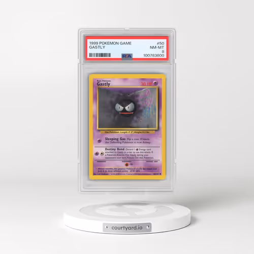 1999 Pokémon Game #50 Gastly (PSA 8 NM-MT)